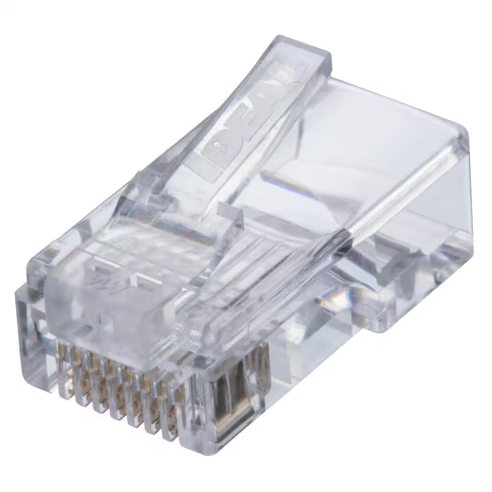Cat5E Feed-Thru Modular Plug (50-Pack)