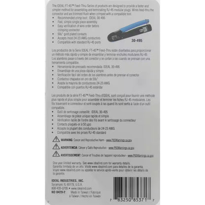 Cat5E Feed-Thru Modular Plug (50-Pack)